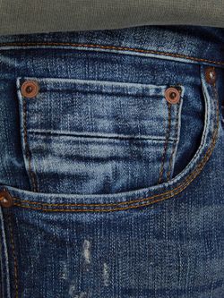 Tejano 5 bolsillos elástico "skinny" Jack & Jones Blue Denim