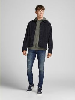 Tejano 5 bolsillos elástico "skinny" Jack & Jones Blue Denim