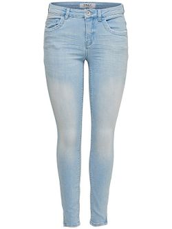 Denim 5 Taschen elastische Fußkette Nur Light Blue Den