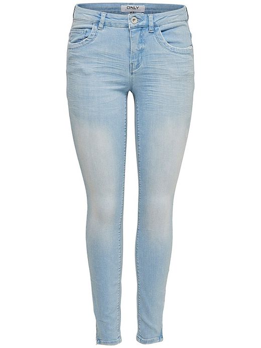 Denim 5 Taschen elastische Fußkette Nur Light Blue Den