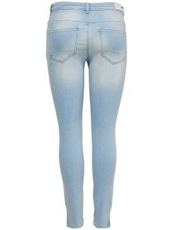 Denim 5 Taschen elastische Fußkette Nur Light Blue Den