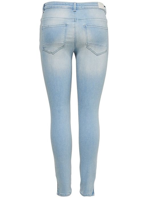 Denim 5 Taschen elastische Fußkette Nur Light Blue Den