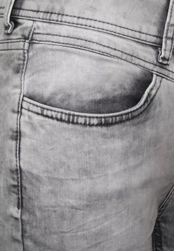 Tejano 5 bolsillos gris desgastado Street One Light Grey Mela