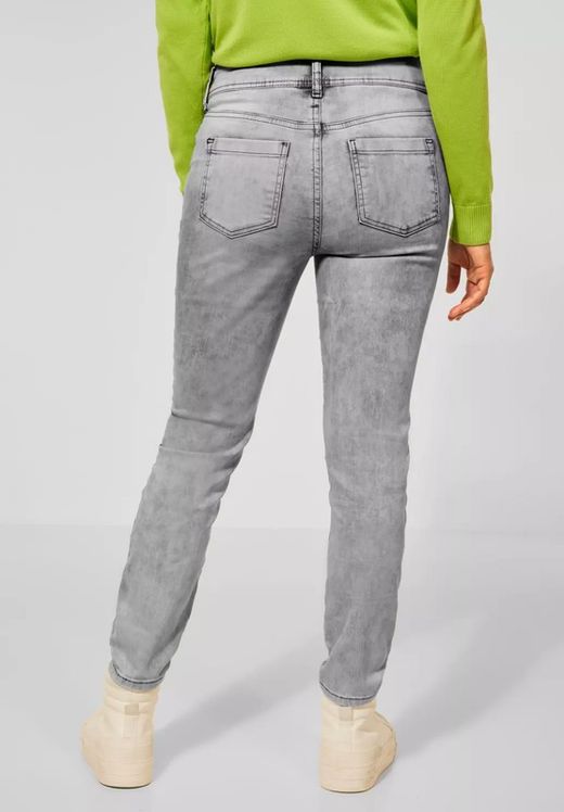 Tejano 5 bolsillos gris desgastado Street One Light Grey Mela