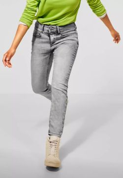 Tejano 5 bolsillos gris desgastado Street One Light Grey Mela