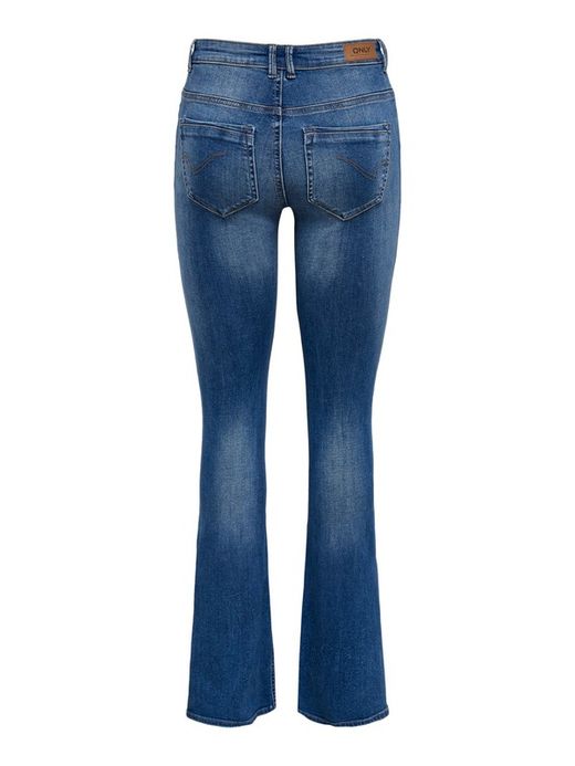 Tejano 5 bolsillos HW acampanado Only Medium Blue