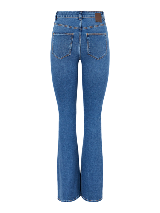 Tejano 5 bolsillos HW acampanado Pieces Medium Blue