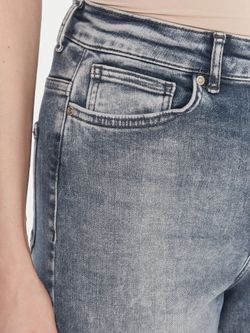 Tejano 5 bolsillos HW ancho Only Blue Denim