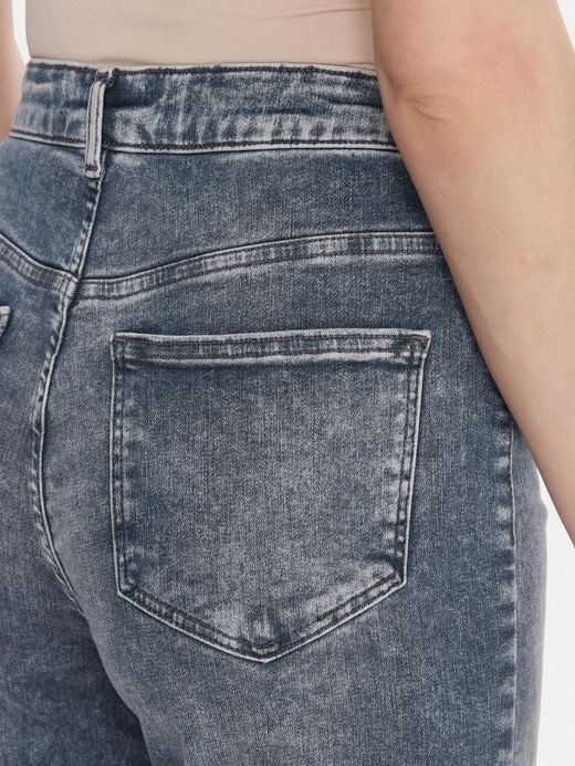 Tejano 5 bolsillos HW ancho Only Blue Denim