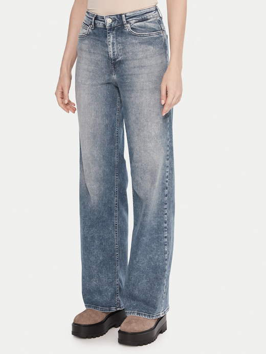 Tejano 5 bolsillos HW ancho Only Blue Denim