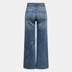 Tejano 5 bolsillos HW ancho Only Blue Grey Denim