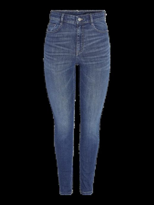 Tejano 5 bolsillos HW super skinny Noisy May Medium Blue