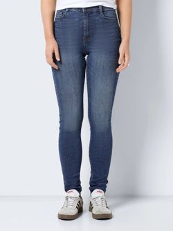 Tejano 5 bolsillos HW super skinny Noisy May Medium Blue