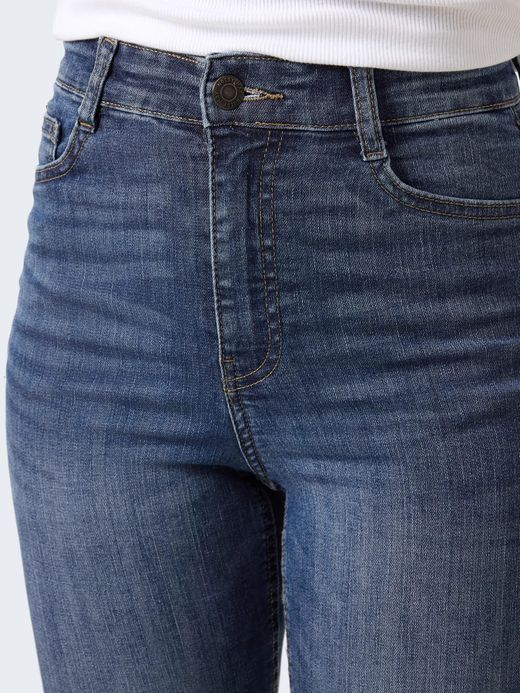 Tejano 5 bolsillos HW super skinny Noisy May Medium Blue