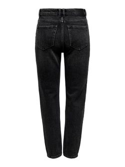 Tejano 5 bolsillos HW tobillero Only Black Denim