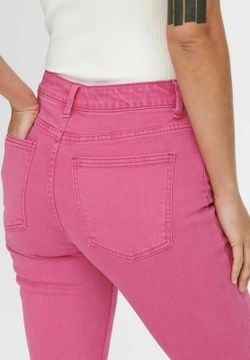 Tejano 5 bolsillos HW tobillero Only Peach Whip