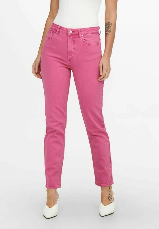 Tejano 5 bolsillos HW tobillero Only Peach Whip