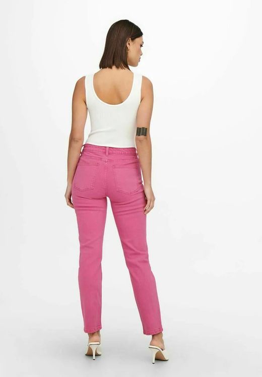 Tejano 5 bolsillos HW tobillero Only Peach Whip