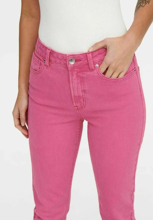 Tejano 5 bolsillos HW tobillero Only Peach Whip