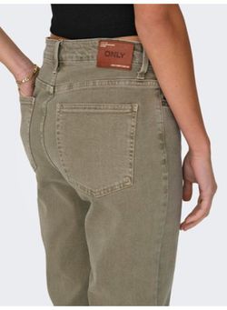 Tejano 5 bolsillos HW tobillero Only True Sand