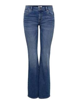 Tejano 5 bolsillos LW acampanado Only Medium Blue