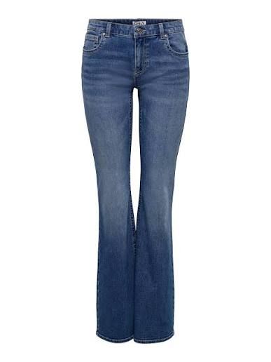 Tejano 5 bolsillos LW acampanado Only Medium Blue