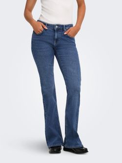 Tejano 5 bolsillos LW acampanado Only Medium Blue