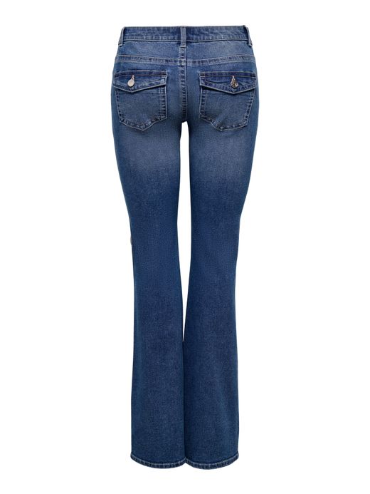 Tejano 5 bolsillos LW acampanado Only Medium Blue