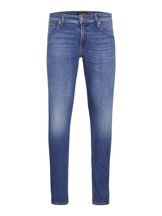 Tejano 5 bolsillos Skinny desgastado Jack & Jones Blue Denim