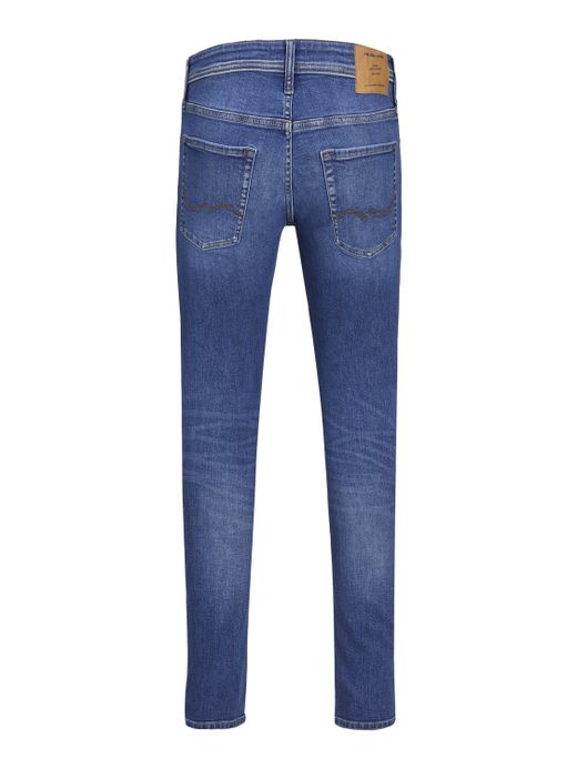 Tejano 5 bolsillos Skinny desgastado Jack & Jones Blue Denim