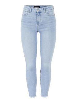 Tejano 5 bolsillos skinny Pieces Light Blue Den