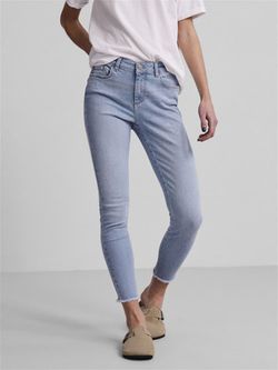 Tejano 5 bolsillos skinny Pieces Light Blue Den