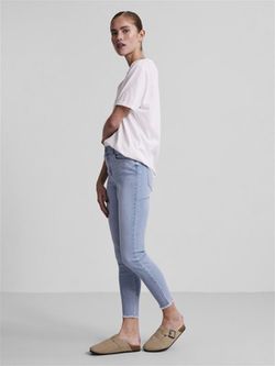 Tejano 5 bolsillos skinny Pieces Light Blue Den