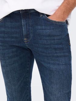 Tejano 5 bolsillos slim Only & Sons Dark Blue