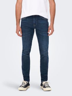 Tejano 5 bolsillos slim Only & Sons Dark Blue