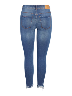 Tejano 5 bolsillos tobillero con rotos Noisy May Dark Blue