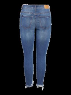 Tejano 5 bolsillos tobillero con rotos Noisy May Dark Blue