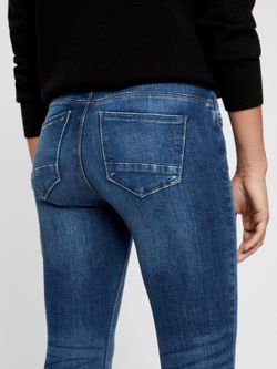 Tejano 5 bolsillos tobillero con rotos Noisy May Medium Blue