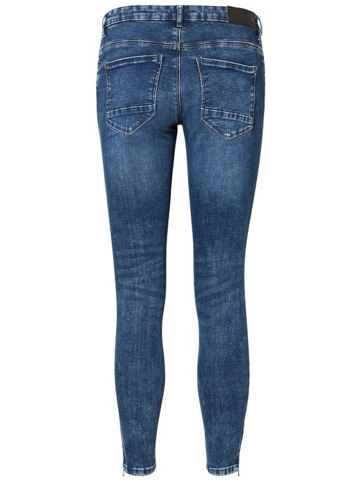 Tejano 5 bolsillos tobillero con rotos Noisy May Medium Blue