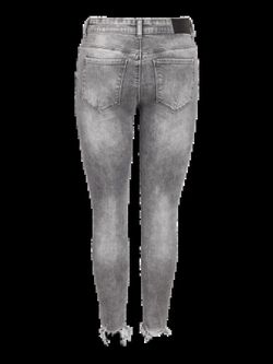 Tejano 5 bolsillos tobillero con rotos Noisy May Medium Grey