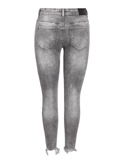 Tejano 5 bolsillos tobillero con rotos Noisy May Medium Grey