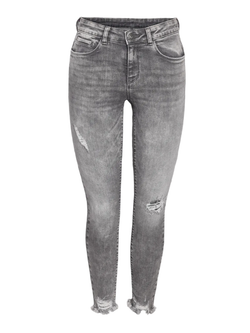 Tejano 5 bolsillos tobillero con rotos Noisy May Medium Grey