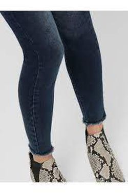 Tejano 5 bolsillos tobillero oscuro Only Blue Black