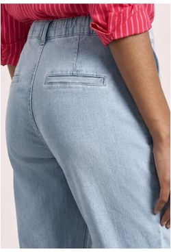 Tejano 7/8 con efecto desgastado Street One Bleach Blue