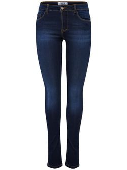 Getragener elastischer Basic Denim nur dunkelblau