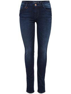 Jeans 5 pockets aged Only Dark Blue