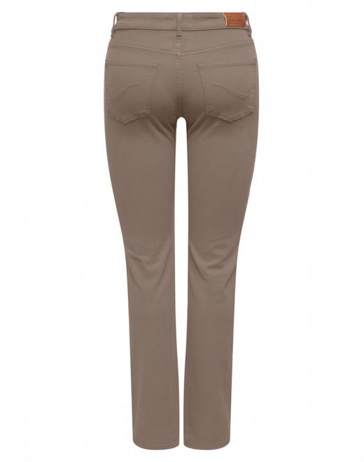 Tejano de 5 bolsillos recto tostado Only Walnut