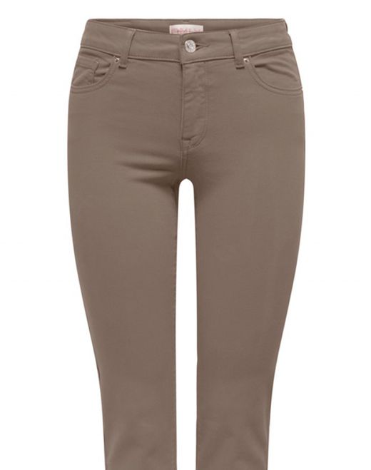 Tejano de 5 bolsillos recto tostado Only Walnut