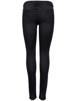 RIPPED AGED JEANS Nur schwarz