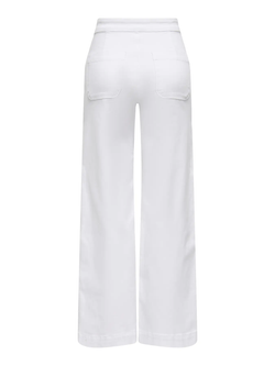 Tejano HW con botones ancho blanco Only White